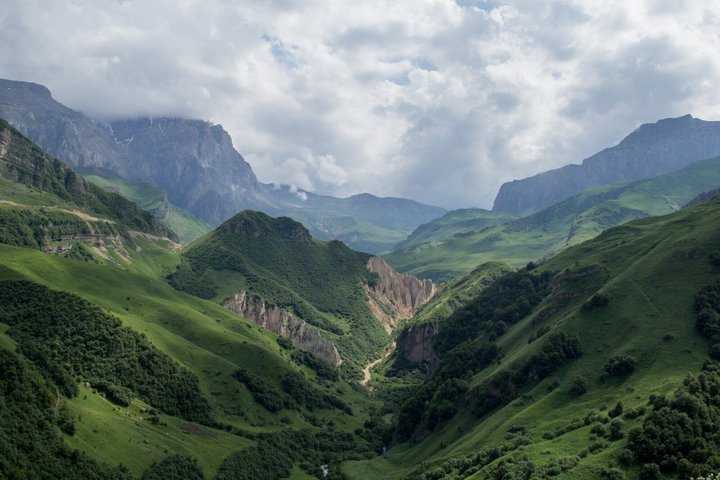 Baku to Khinaliq Village & Candy Cane Mountains Guided Day Trip