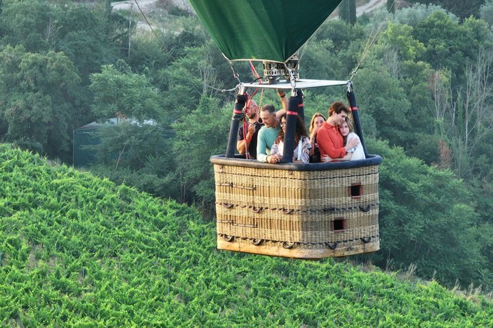 Paseo en globo aerostático en San Gimignano, Toscana