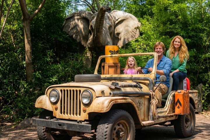 Fra puebla: Privat tur i Africam Safari all-inclusive