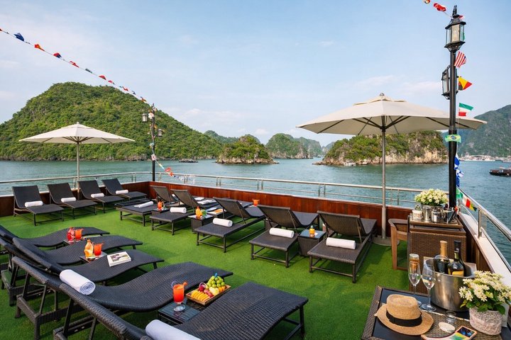 Best Seller Halong Bay 5-Star Day Cruise: Buffet, Kayak & Caves