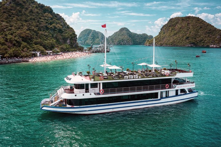 Best Seller Halong Bay 5-Star Day Cruise: Buffet, Kayak & Caves