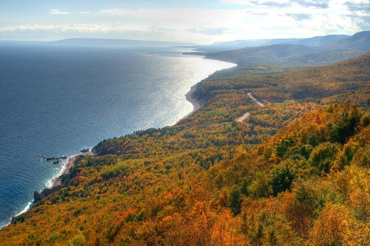 Cabot Trail & Baddeck Tour vanuit Sydney Cape Breton Cruise Port
