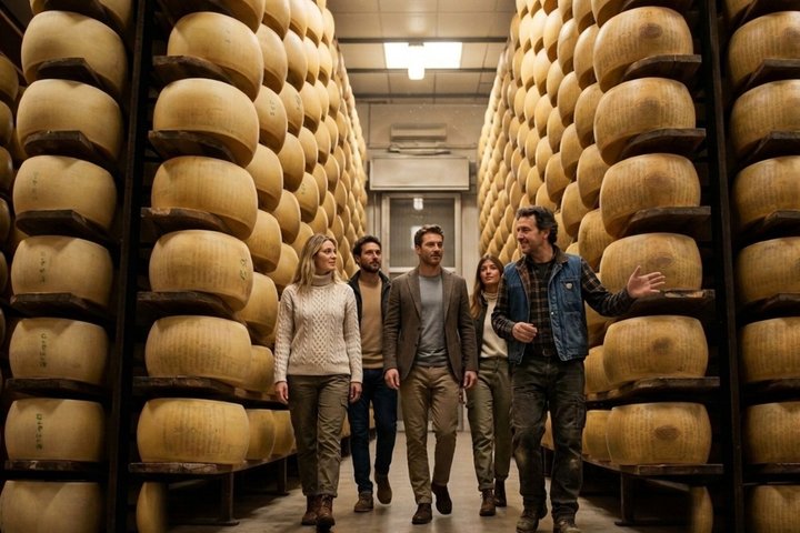 Dal latte alle ruote: tour e degustazione del parmigiano a Parma