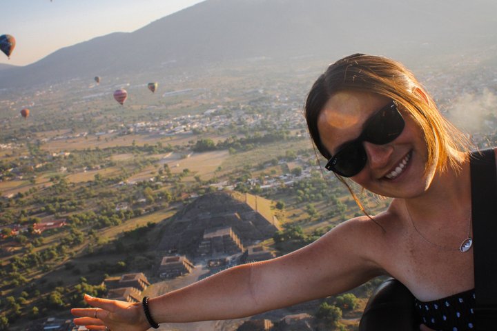 Ballongfly + Grotta frokost + Teotihuacan tur fra Mexico City