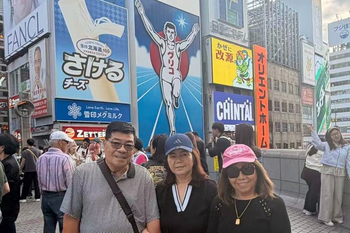 Tour privato delle attrazioni di Osaka con Guida e veicolo di lusso