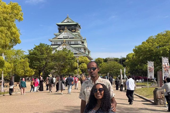 Tour privato delle attrazioni di Osaka con Guida e veicolo di lusso