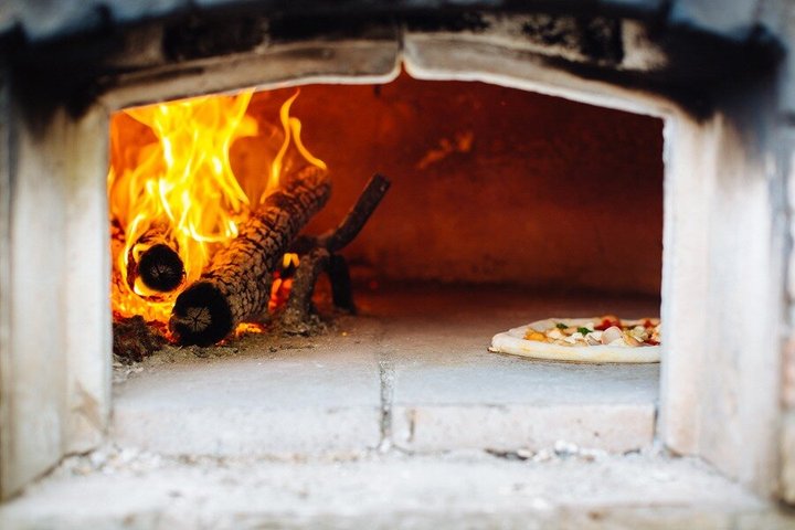 Aula de Pizza ou Massa com Sorvete em uma Fazenda Toscana em Florença