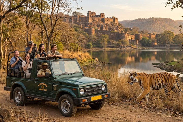Ranthambore Tiger Safari | Gemeinsame Galopp-, Jeep- und Privatsafari