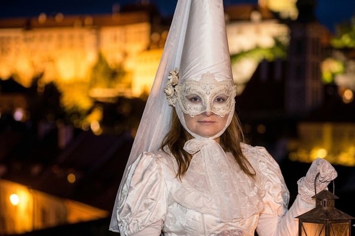 Tour nocturno de Krumlov : Paseo nocturno de la Dama Blanca