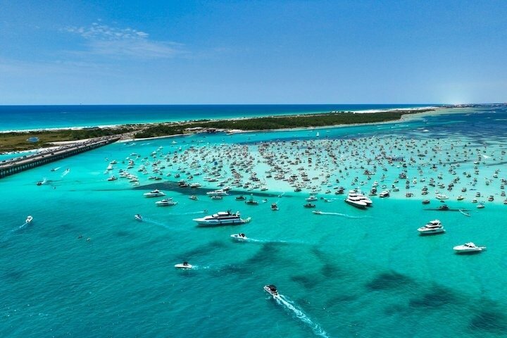 Tour de aventura de 4 horas por la isla Cangrejo en Destin