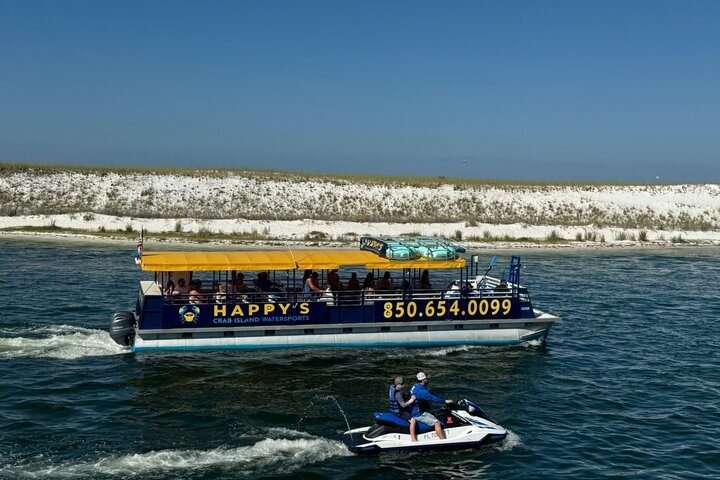 Tour de aventura de 4 horas por la isla Cangrejo en Destin