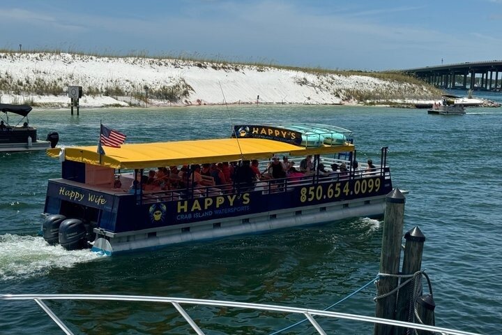 Tour de aventura de 4 horas por la isla Cangrejo en Destin