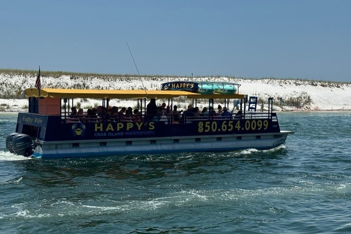 Tour de aventura de 4 horas por la isla Cangrejo en Destin
