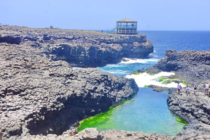 Isla Sal Aventura de día completo: Bahía Shark, Ojo azul, Lago Salado.