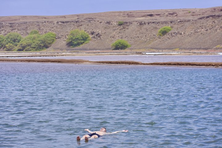 Isla Sal Aventura de día completo: Bahía Shark, Ojo azul, Lago Salado.