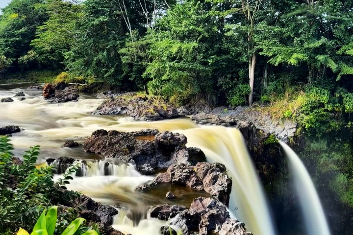Big Island Scenic Tour : Vulkaan Hilo Town Waterval Strand & Lunch