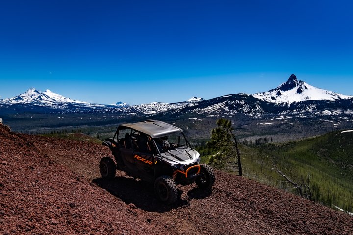 Excursão panorâmica de quadriciclo em cascatas altas de 2 horas em Bend Oregon