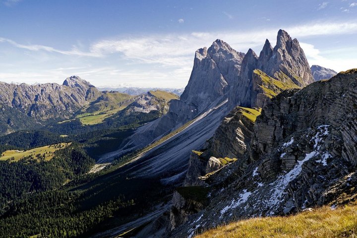 Von Bozen ins Föhntal ,Seceda und St. Ulrich Tagestour