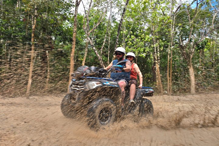 Visite en VTT des grottes de jade et du village maya de Cozumel