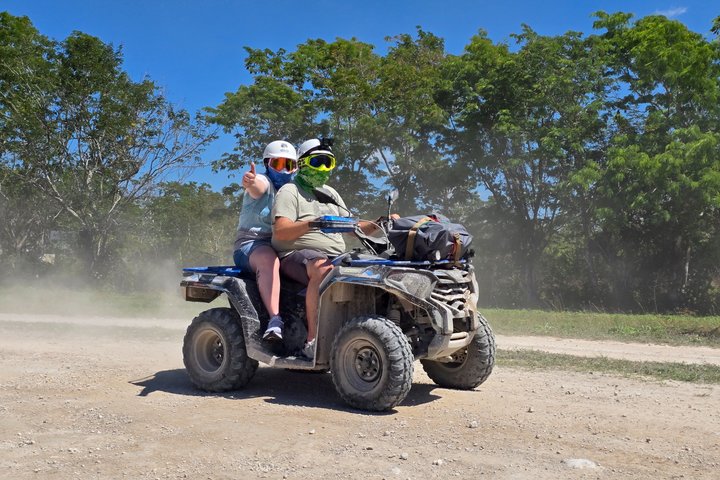 Visite en VTT des grottes de jade et du village maya de Cozumel