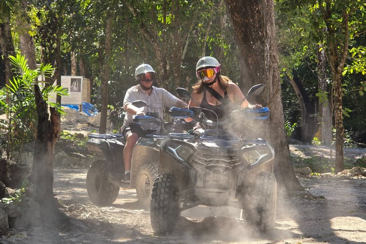 Visite en VTT des grottes de jade et du village maya de Cozumel