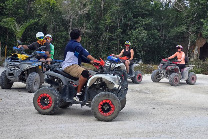 Visite en VTT des grottes de jade et du village maya de Cozumel