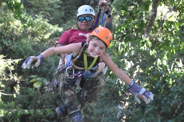 Santa Teresa Zipline Jungle Adventure med utsikt over havet