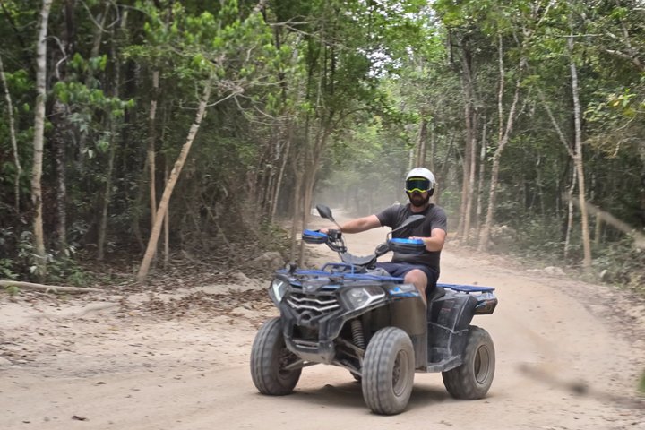 Visite en VTT des grottes de jade et du village maya de Cozumel