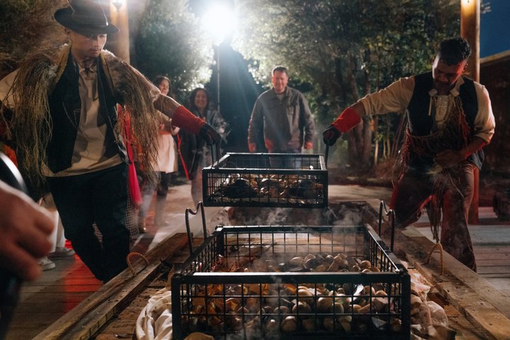 Expérience culturelle et cuisine maorie de saison au Te Pā Tū