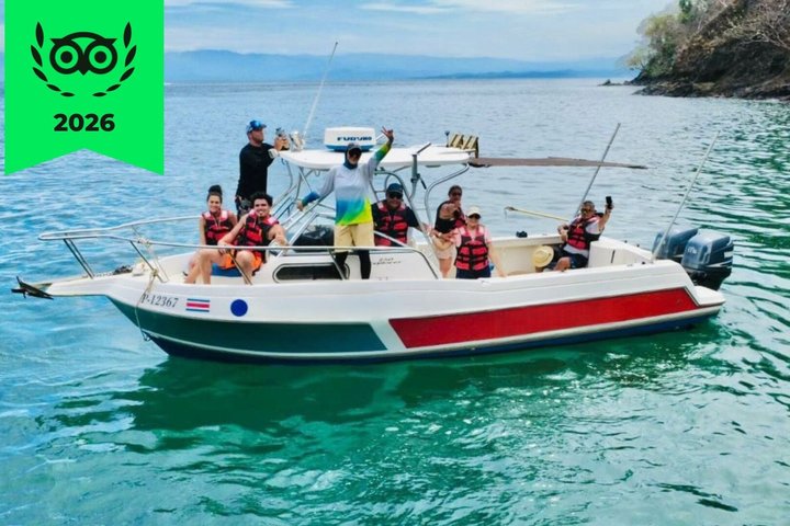 Excursion privée à l'île Tortuga pour 4 personnes avec déjeuner et plongée en apnée
