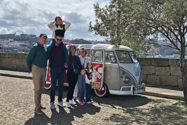 Porto: Exclusive Tour in a Vintage VW Kombi with an Open Roof