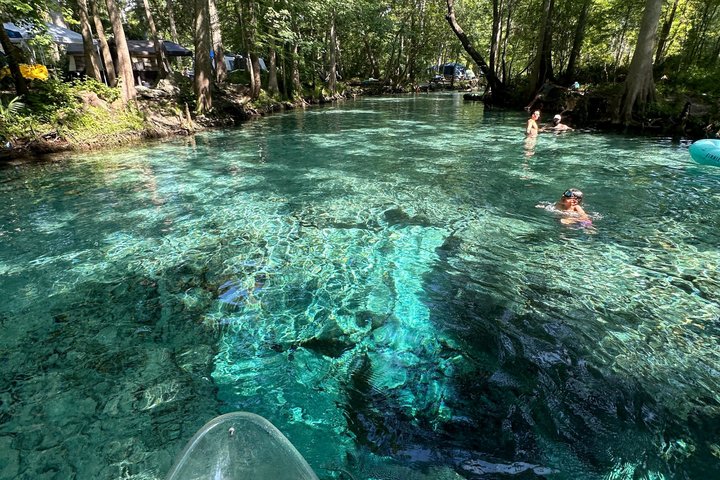Tour ecologico in kayak con fondo in vetro di Ginnie Springs