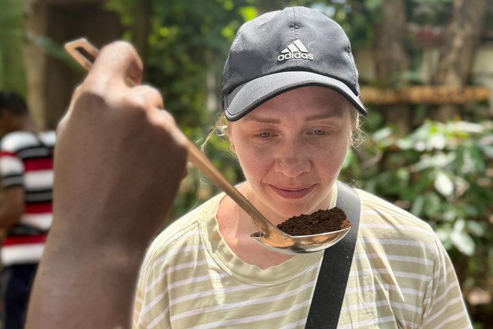Moshi : Materuni watervallen wandeling, traditionele lunch & koffie boerderij