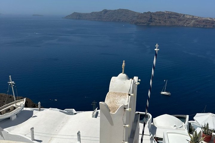 Visite privée d'une demi-journée à Santorin : Oia, Imerovigli et Red Beach