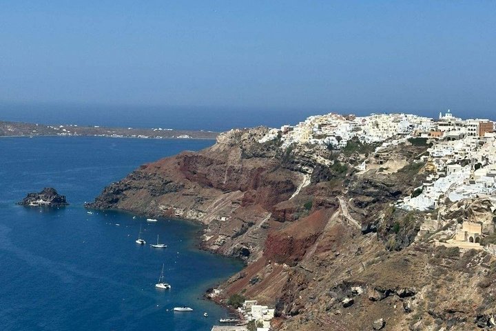 Visite privée d'une demi-journée à Santorin : Oia, Imerovigli et Red Beach