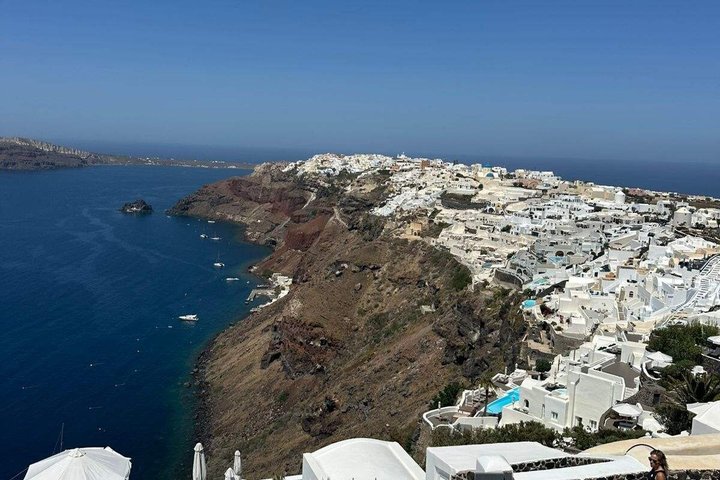 Visite privée d'une demi-journée à Santorin : Oia, Imerovigli et Red Beach