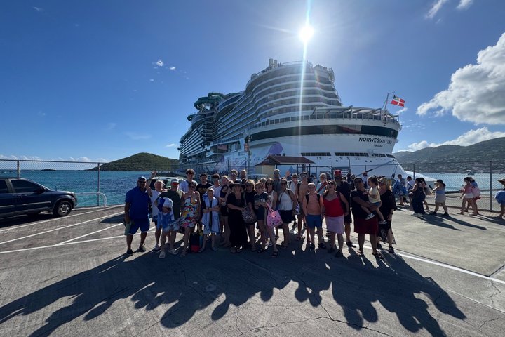 St Thomas luksus 6 timers privat sightseeing cruise havn eller hotell