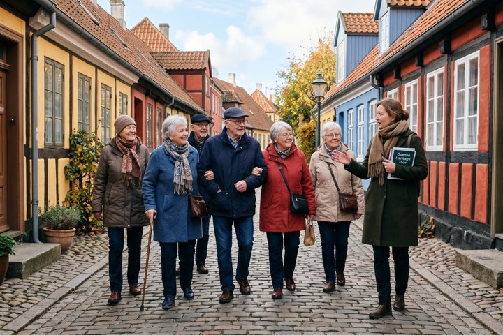 Visite privée du patrimoine à pied dans la vieille ville d'Odense