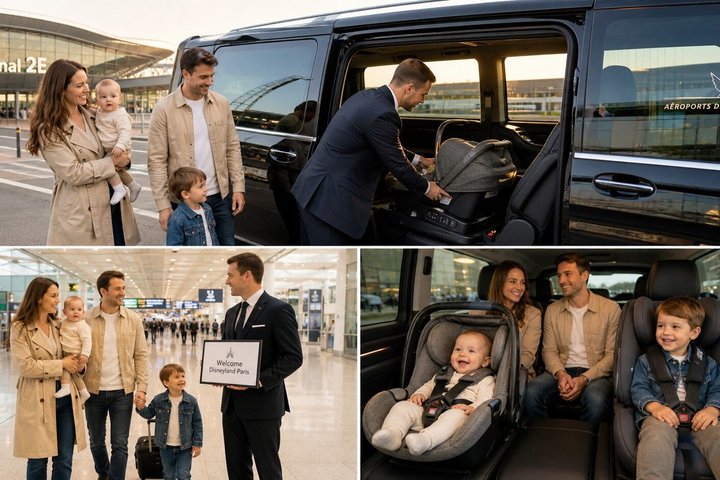 CDG to Disneyland Paris Transfer | Kids TV & Free Child Seats