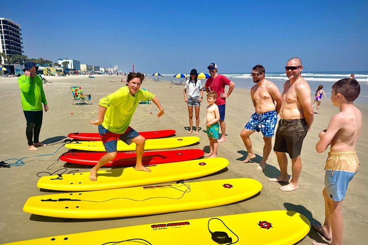 Impara a fare surf a Daytona Beach Lezioni di surf Principianti per tutti