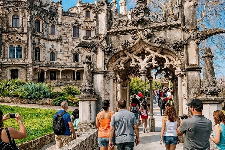 Sintra : Regaleira Guided Tour & Tickets (Add-on Pena, Monserrate)