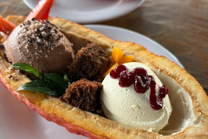 Hacienda CacaoyMango, Gastronomia, Cacao e Fabbrica di Cioccolato