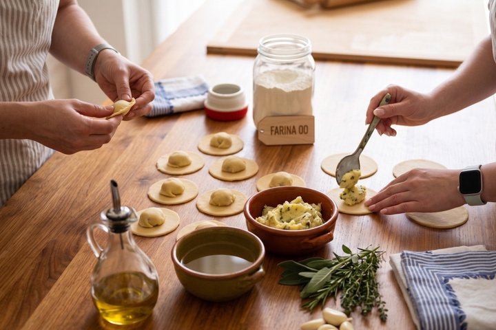 Cagliari Kochkurs : Sardische Ravioli, Wein und lokale Aromen