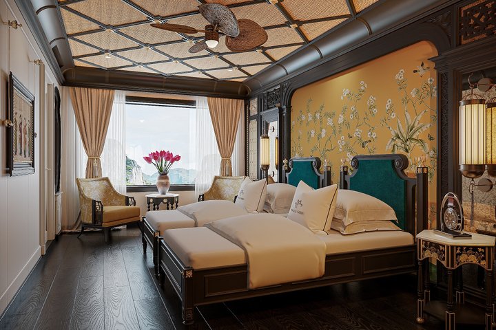 6 STJERNES SERVICE - ORIENT LEGACY på vej til Halong Bay & Lan Ha Bay