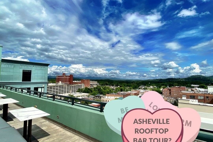 Asheville Rooftop Sunset Tour com cocktails e vistas da montanha