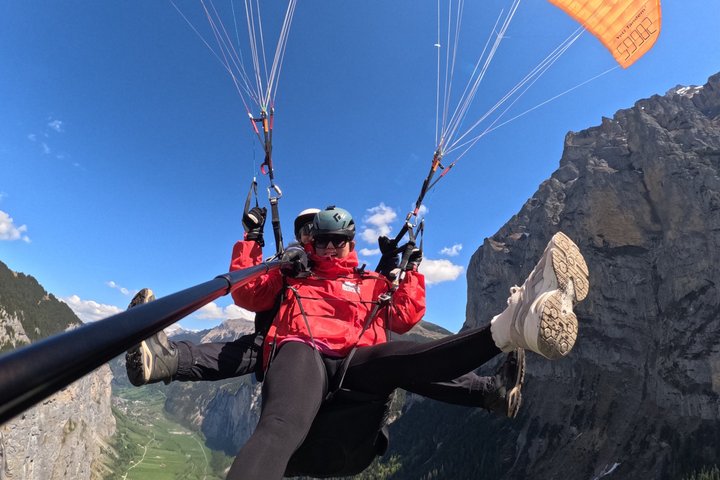 Mürren-Lauterbrunnen : vols panoramiques en parapente tandem