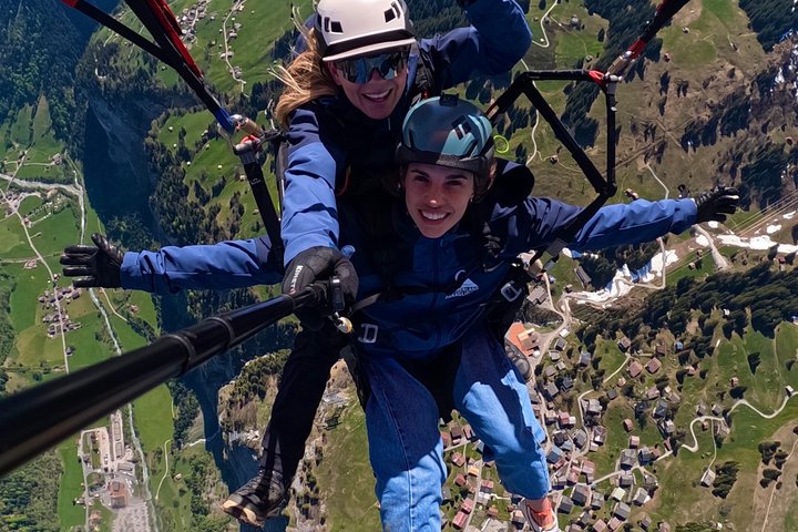 Mürren-Lauterbrunnen : vols panoramiques en parapente tandem