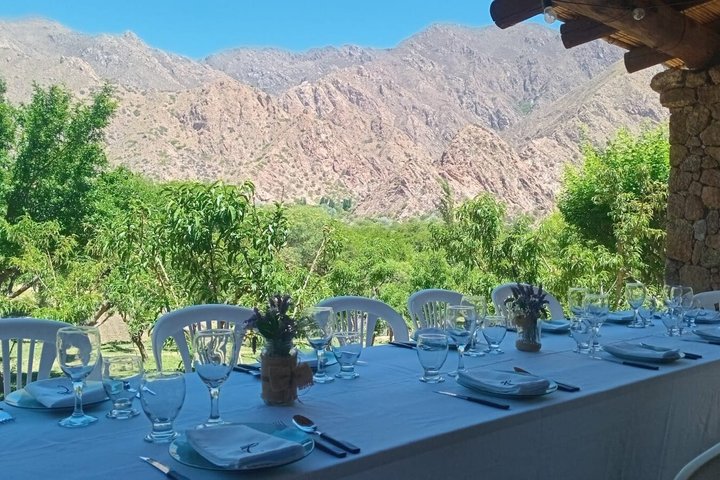 CAFAYATE Vin och natur, regional lunch på El Divisadero