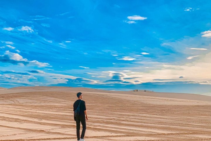 Tour privato in jeep all'alba o al tramonto delle dune di sabbia Mui Ne, Vietnam