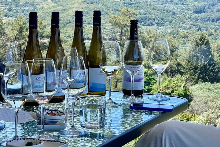 Samos : degustazione di vini presso l'azienda biologica Kostaki